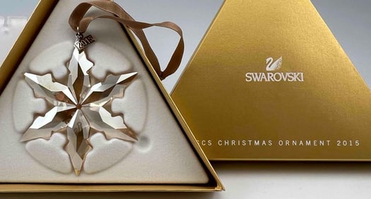 Swarovski Crystal Snowflake Ornament, 2018, With Original Box
