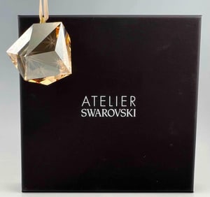 Atelier Swarovski "Ribbons" Crystal Ornament