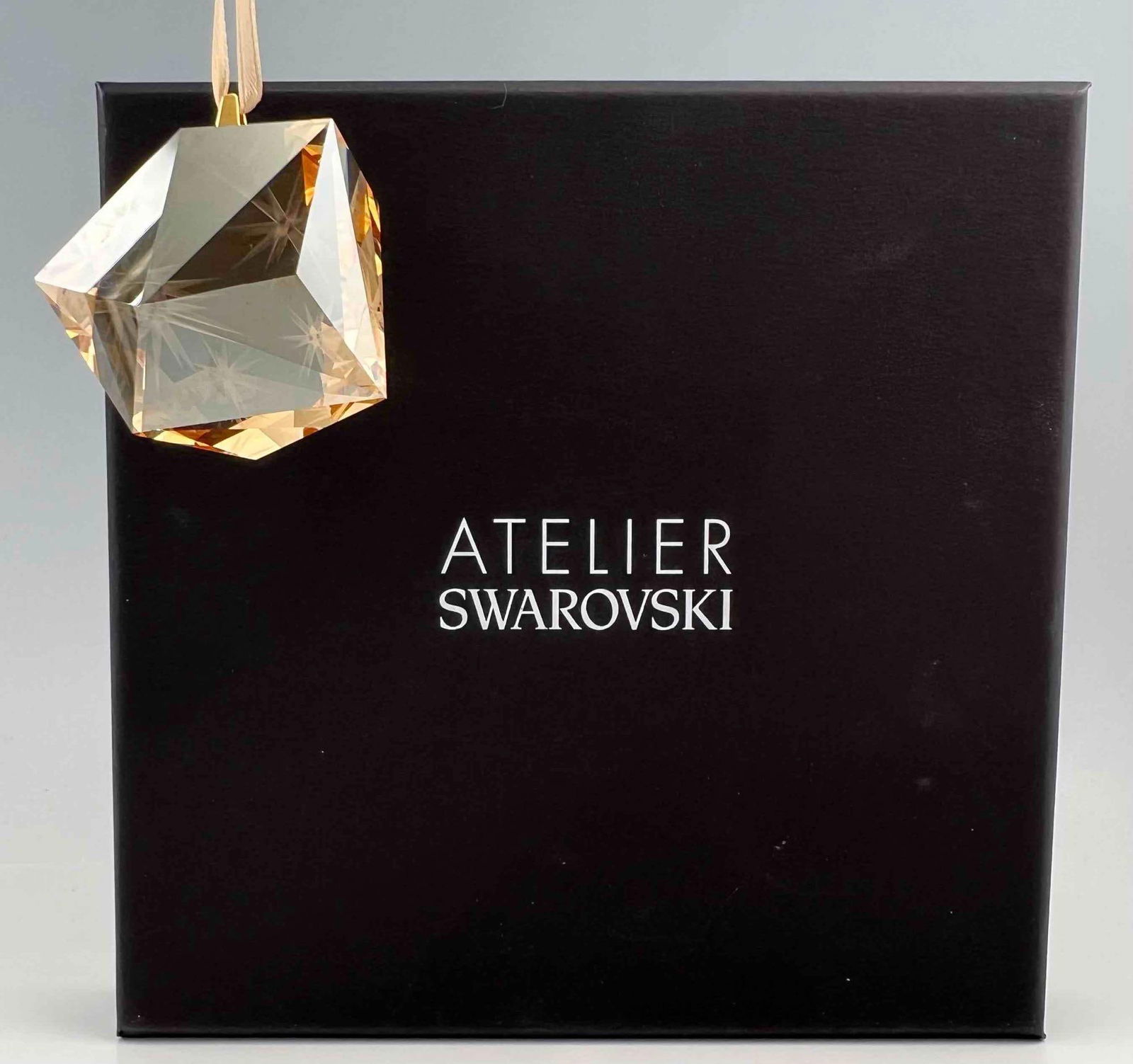 Atelier Swarovski "Ribbons" Crystal Ornament: Atelier Swarovski "Ribbons" Crystal Ornament.