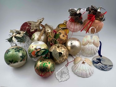 Lot Of Christmas Ornaments