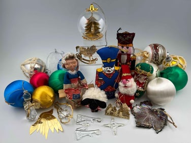 Lot Of Vintage Christmas Ornaments