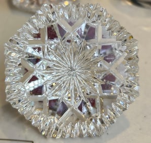 Waterford Crystal Diamond Shaped Paperweight