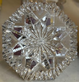 Waterford Crystal Diamond Shaped Paperweight