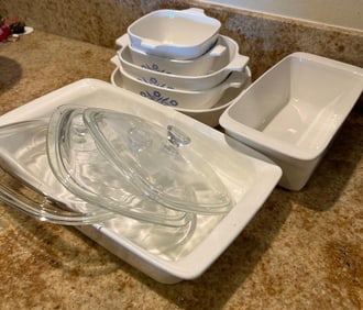 Grouping Of Vintage Corning Ware