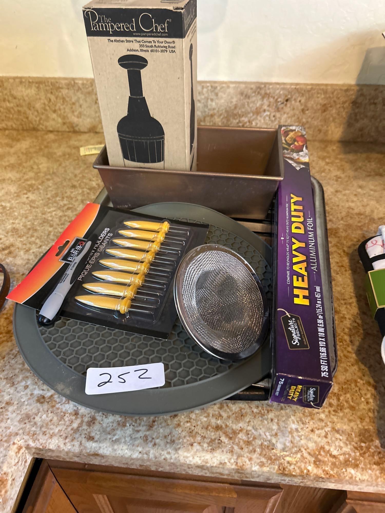 Kitchen Items To Include Chopper, Aluminum Foil, Broil Pan, And More: Kitchen items to include chopper, aluminum foil, broil pan, and more.