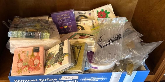 Lot Of Cocktail Napkins And More