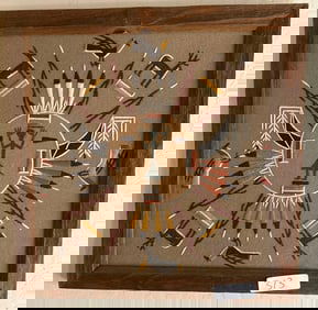 Billy J Castillo, Chiticahua Sun, Navajo Sand Painting