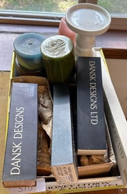 Lot Of Candles And Candle Holders