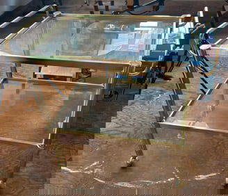 Mid-Century Two Tiered Rolling Bar Cart