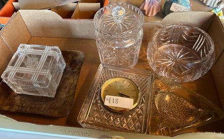 Lot Of Crystal & Glassware