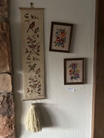 Grouping Of Decorative Needlework Items