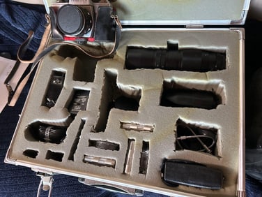 Praktica Ltl 35Mm Camera And Accessories, In Hard Case