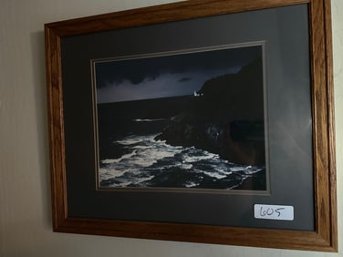 Framed Lighthouse Photo Print