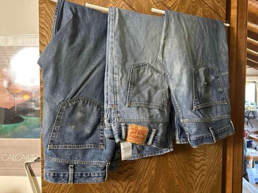 Three Pairs Men'S Levi'S Jeans, Size 40X30