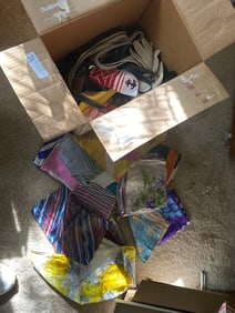 Lot Of Vintage Scarves & Ladies Vintage Accessories, Most 1960S