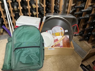 Lot Of Kitchen & Picnic Supplies