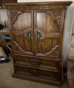 Four Piece Mid Century Wood Bedroom Set