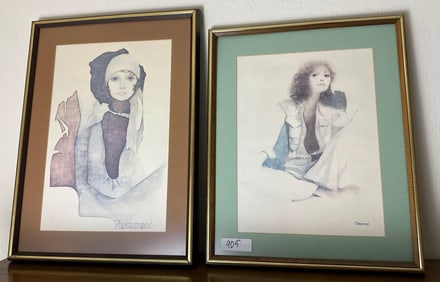 Two Framed Art Prints