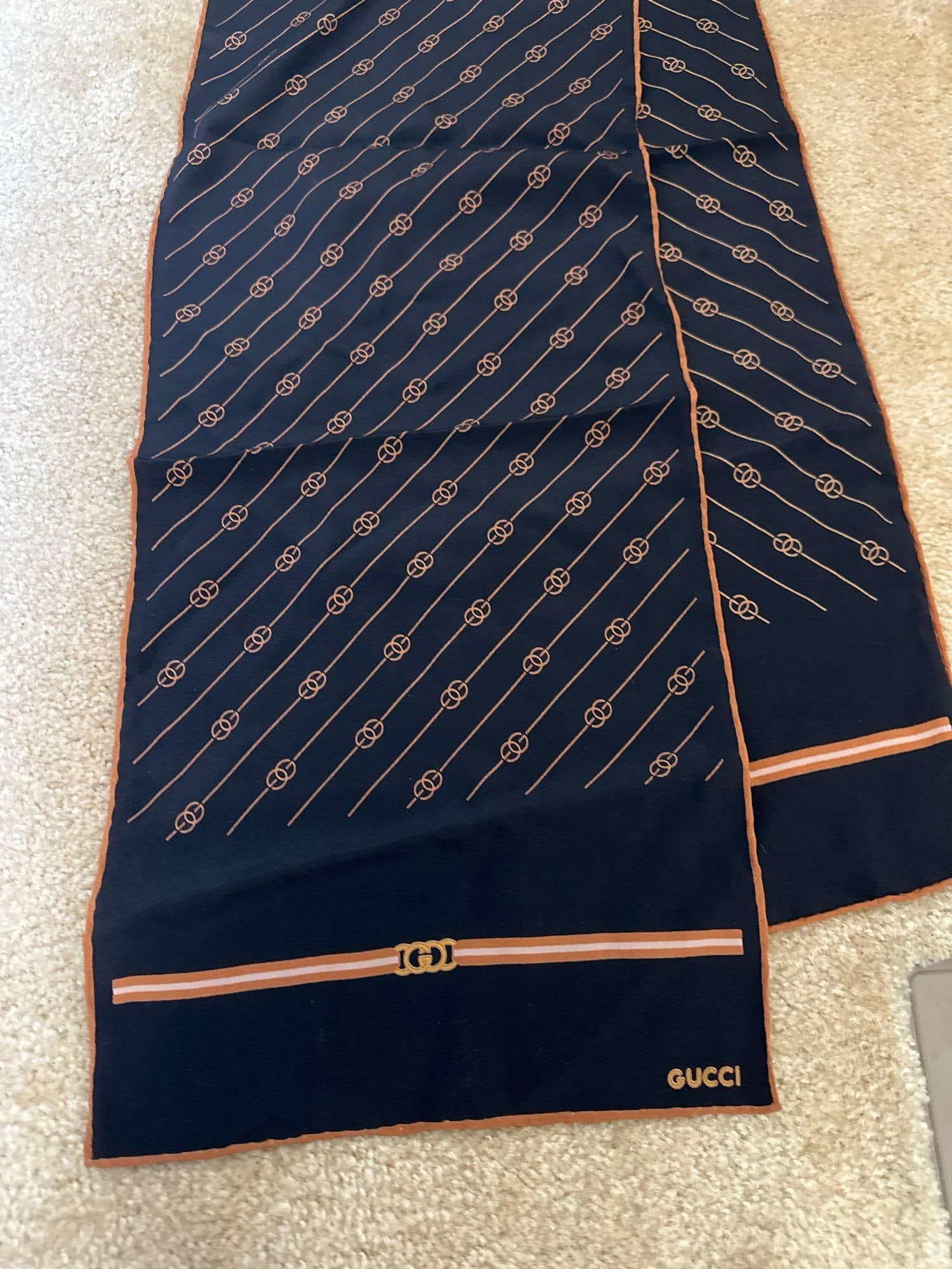Vintage Gucci Silk Scarf (1 of 2)
