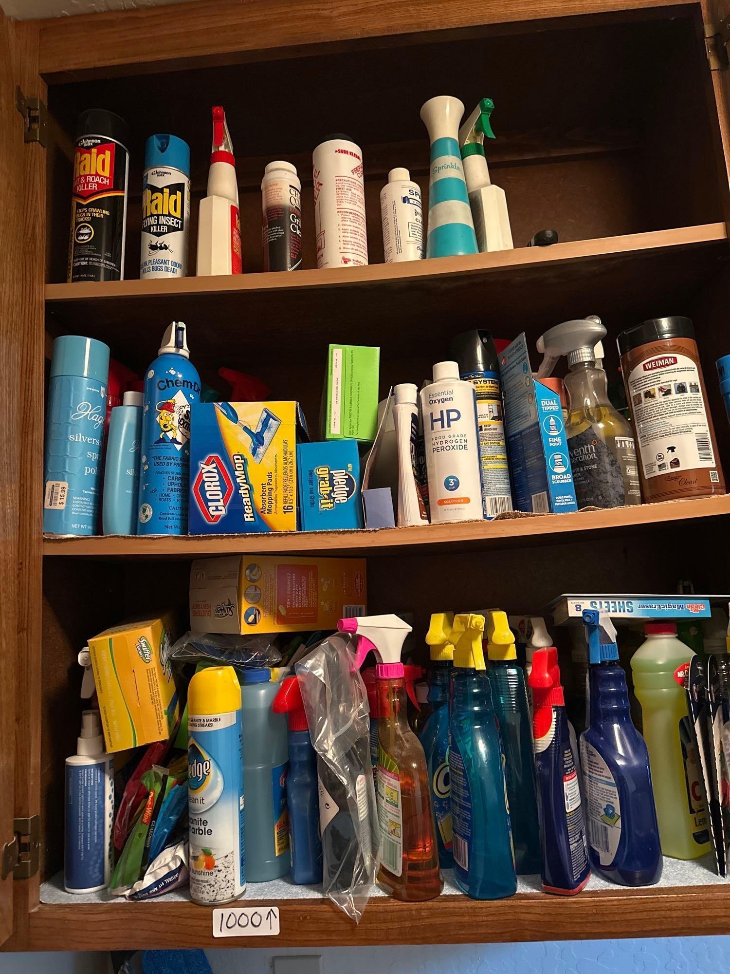 Large Lot Of Cleaning Supplies (1 of 3)