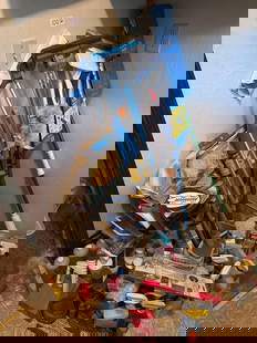 Cleaning Supplies And Equipment: Cleaning supplies and equipment.