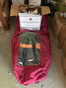 Artificial Christmas Tree With Lights & Decor