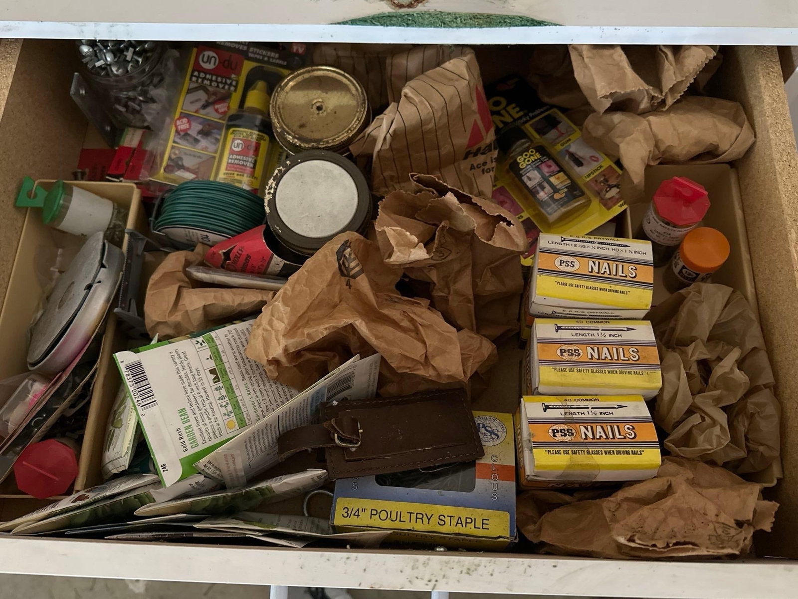 Lot Of Nails, Staples, And More: Lot of nails, staples, and more.