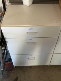 Three Drawer Storage Unit