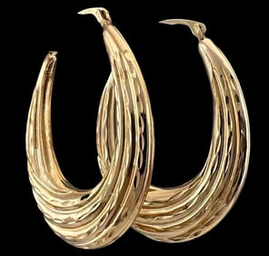 14K Hoop Earrings