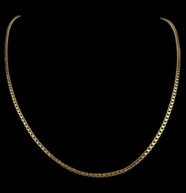 Italian 14K Gold Box Chain