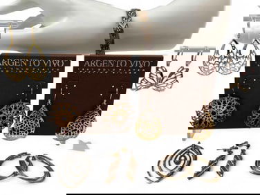 Grouping Of Vermeil & Sterling Silver Jewelry