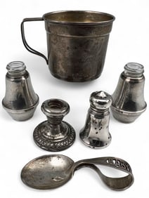 Grouping Of Sterling Silver Tableware