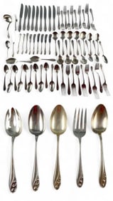 Gorham Sterling Silver Lily Of The Valley Flatware Service