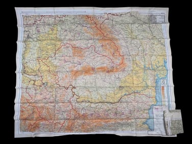 WWII Air Force Silk Escape And Evasion Maps