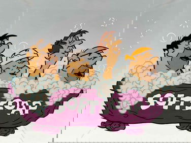 The Flintstones 1/30 Limited Hand Painted Hors De Commerce Cel