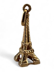 18K Gold Eiffel Tower Charm