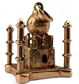 14K Gold Taj Mahal Charm