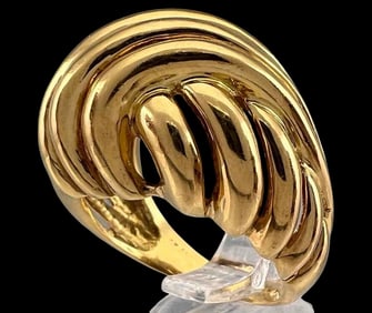 18K Yellow Gold Ring