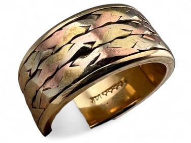 14K Yellow & Rose Gold Ring