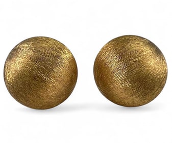 Mid Century 14K Gold Earrings