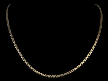 Italian 14K Yellow Gold Chain Necklace