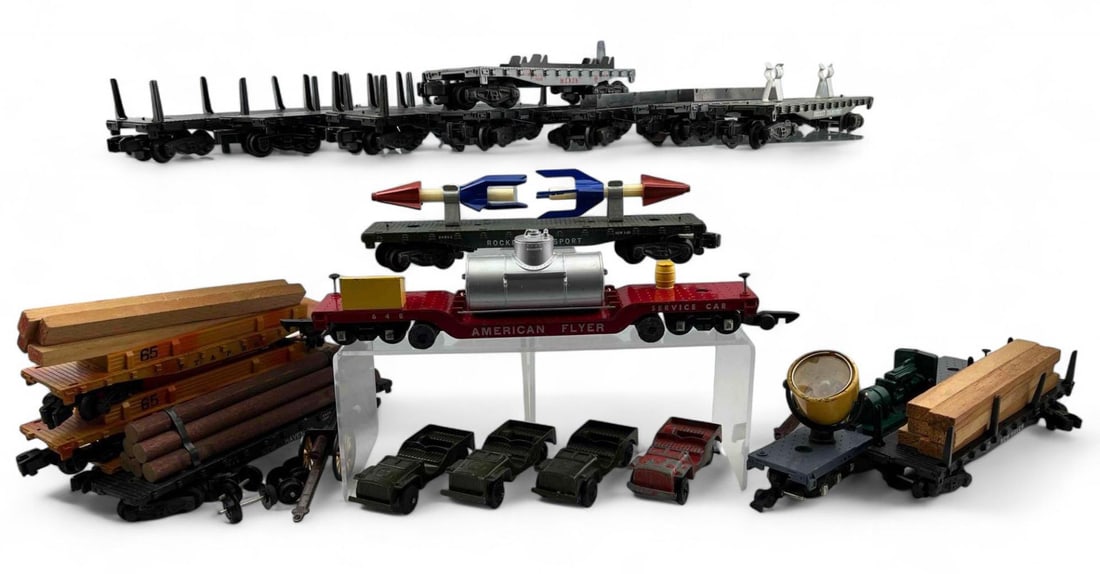 American Flyer S Gauge Transport & Work Train Cars (1 of 17)