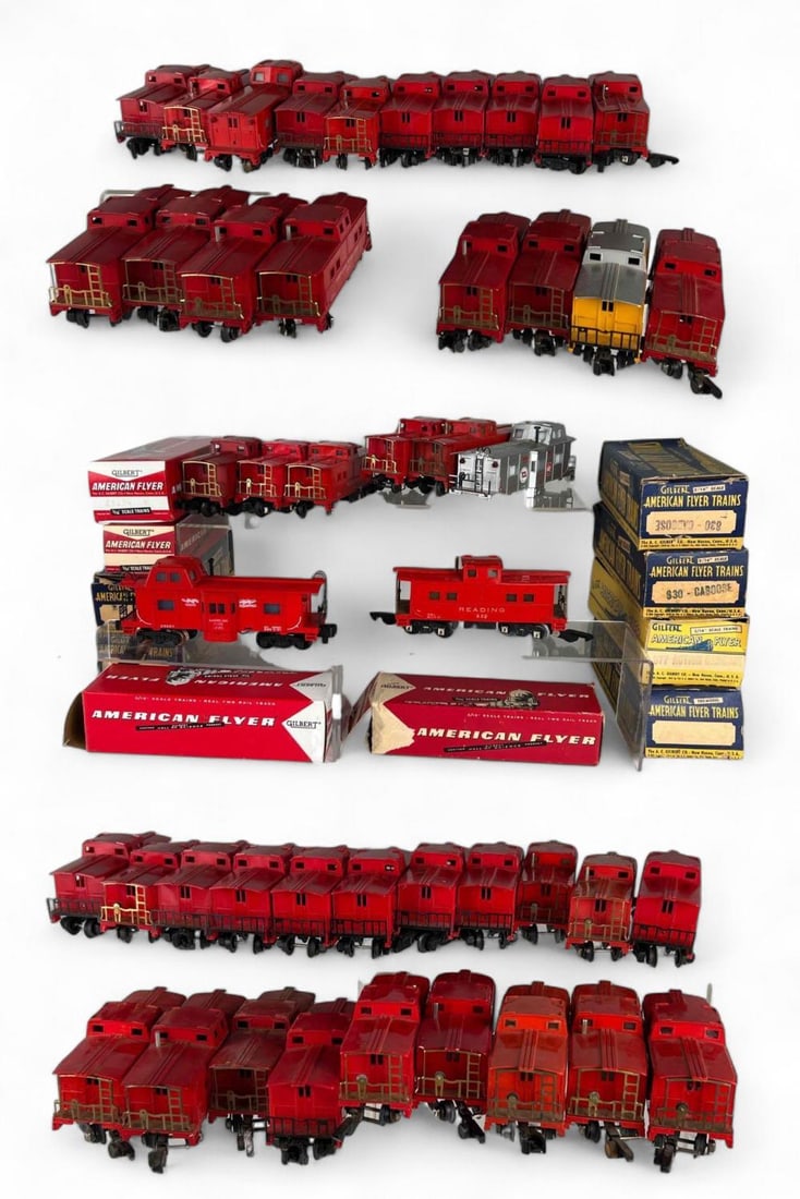 American Flyer S Gauge Train Caboose Cars (1 of 15)