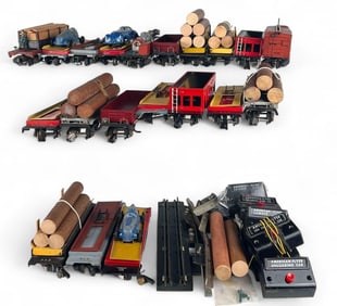 American Flyer S Gauge Train Cars, Including Operating Cars