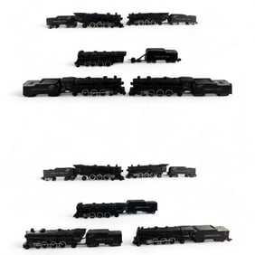 Five American Flyer S Gauge Steam Locomotives & Tenders