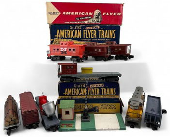 American Flyer S Gauge Train Set With Union Pacific GP7 Diesel Locomotive