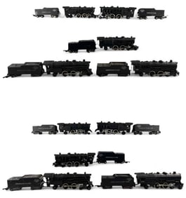 Ten American Flyer S Gauge No. 302 Engines & Tenders
