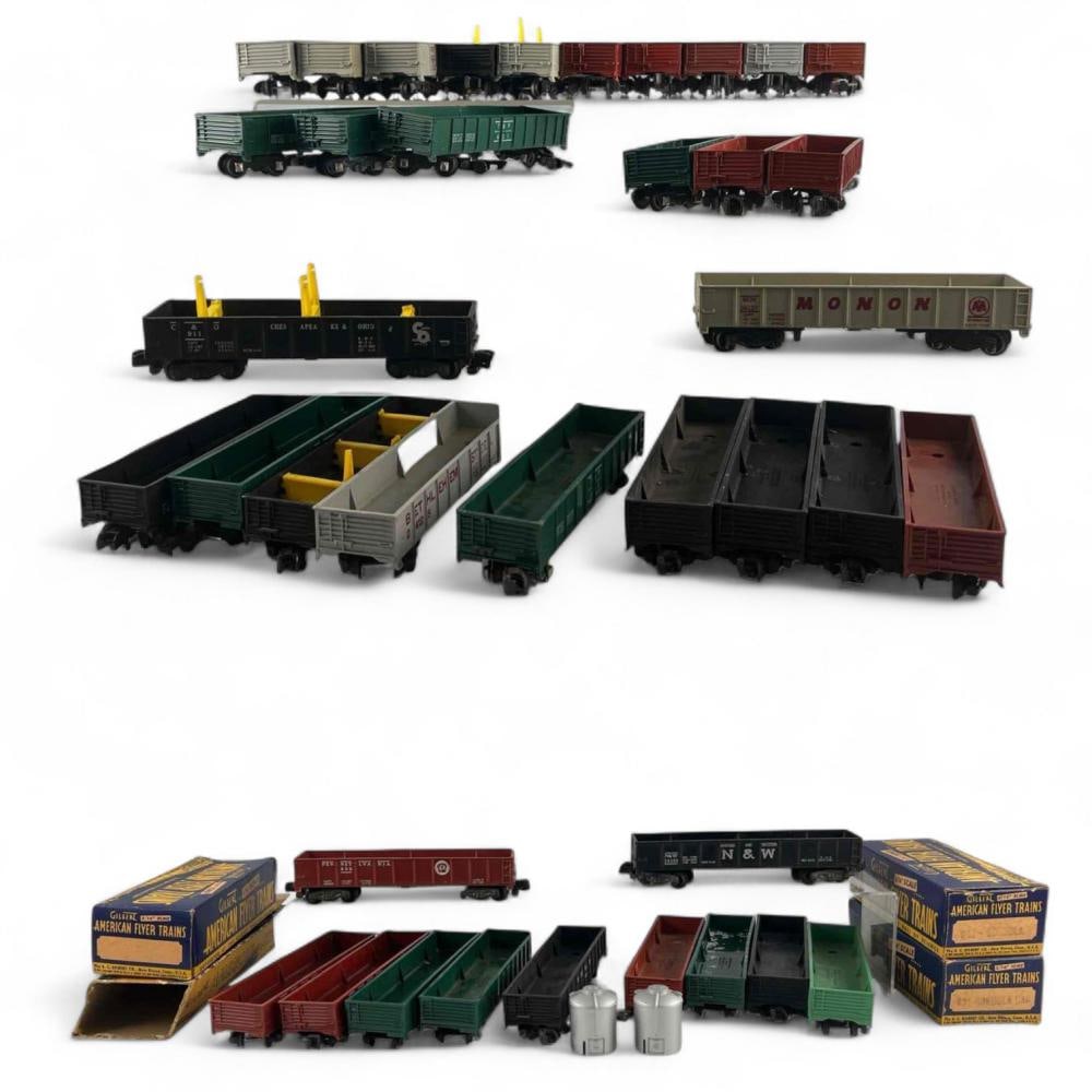 American Flyer S Gauge Gondola Cars: American Flyer S Gauge Gondola Cars.