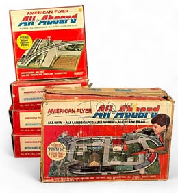 American Flyer All Aboard Interchangeable Scenic Panels With Boxes