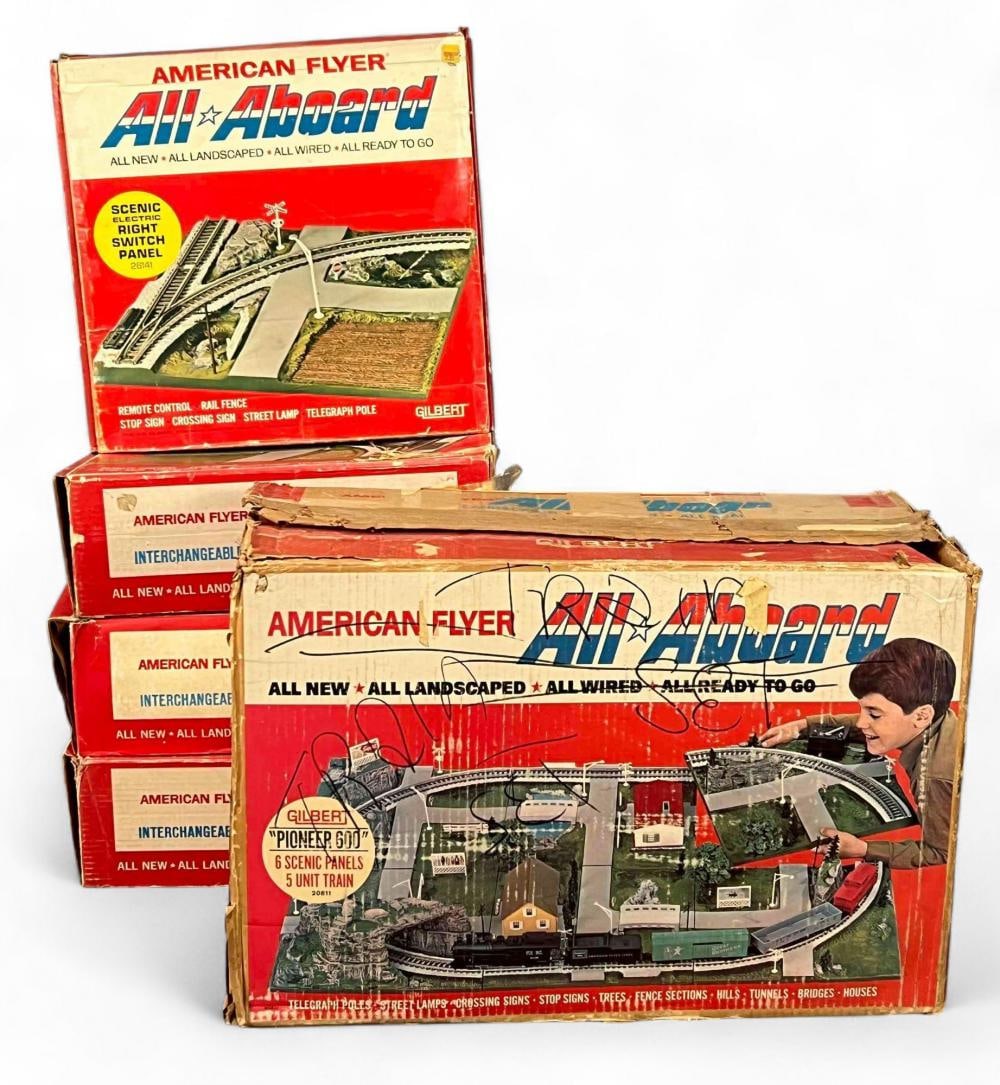 American Flyer All Aboard Interchangeable Scenic Panels With Boxes (1 of 6)